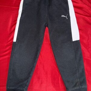 Puma Black and White Sweatpants Classic Athletic Wear